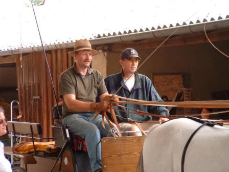 Rudi mit Fiakerfreund Hansi Trampusch